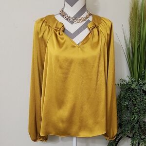 Cato Mustard Yellow Women's Blouse